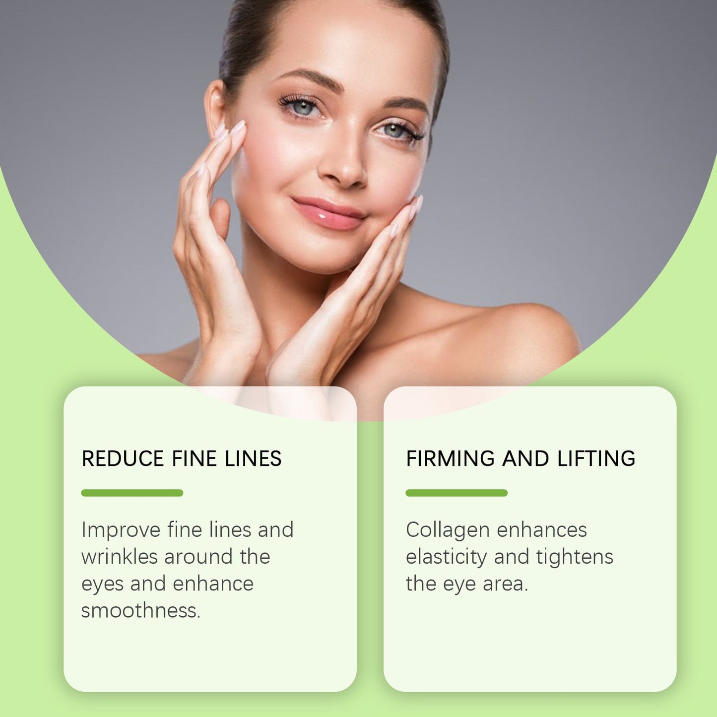 Essence pour les yeux premium pour l'hydratation et la fermeté