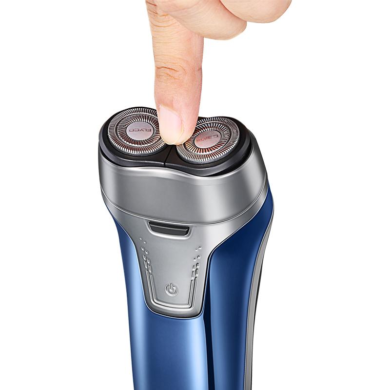 Flyco  Electric Razor 2 independent floating heads Full Body washable Electric shaver FS868 - Korvel