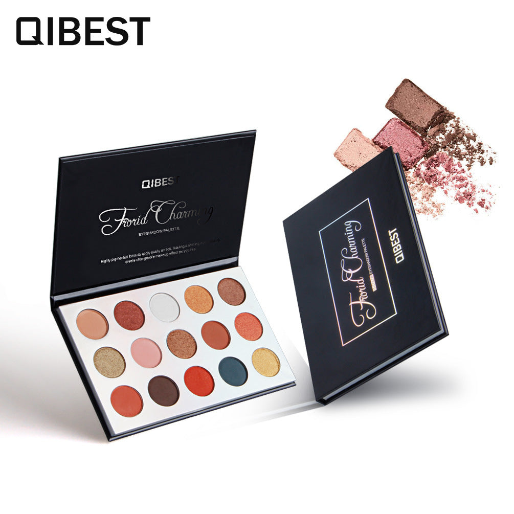 Paleta de Sombras QIBEST Renaissance de 15 Colores