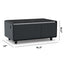 Modern Smart Coffee Table with Built-in Fridge, Bluetooth Speaker, Wireless Charging, Touch Control Panel, USB Interface Black - Korvel