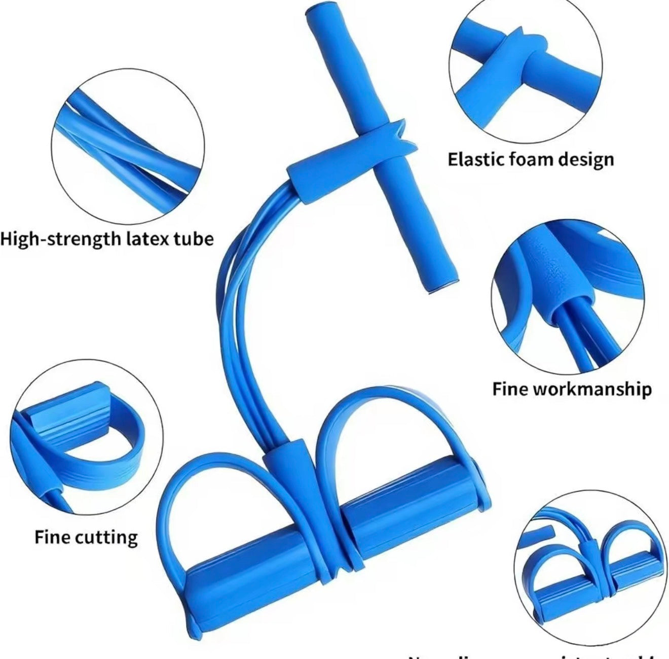 PowerPedal Fitness Bands for Full-Body Workouts
