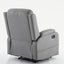 Gray PU Leather Recliner Massage Chair with Adjustable Positions