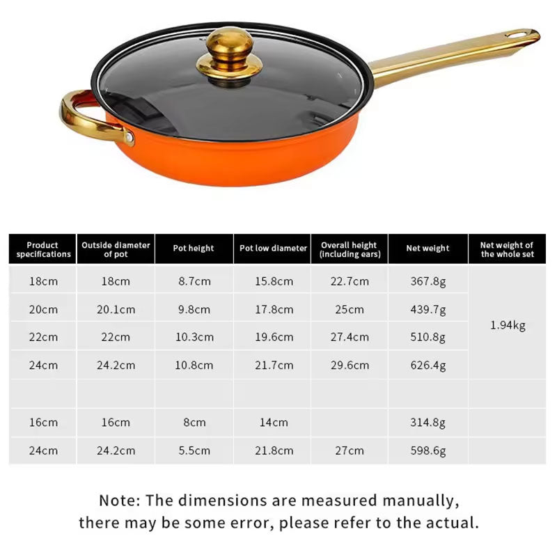 12-Piece Wine Red Non-Stick Stainless Steel Soup Pot Set