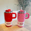 Valentine's Day - themed 5D - patterned love - heart thermos cup with cold - keeping function, made of 304 stainless steel - Korvel