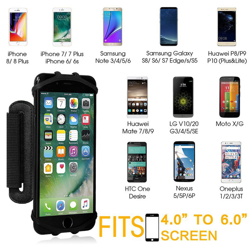 180° Rotatable Running Wristband Phone Case