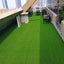 4FTX6FT outdoor artificial grass running blanket, thick and realistic fake grass roll with a pile height of 1.38 inches - Korvel