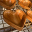 Wooden fruit box, whole wood heart-shaped candy box, nut and dried fruit storage tray, Japanese style solid wood stackable - Korvel