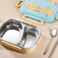 Food grade 304 stainless steel insulation compartment lunch box lunch box - Korvel
