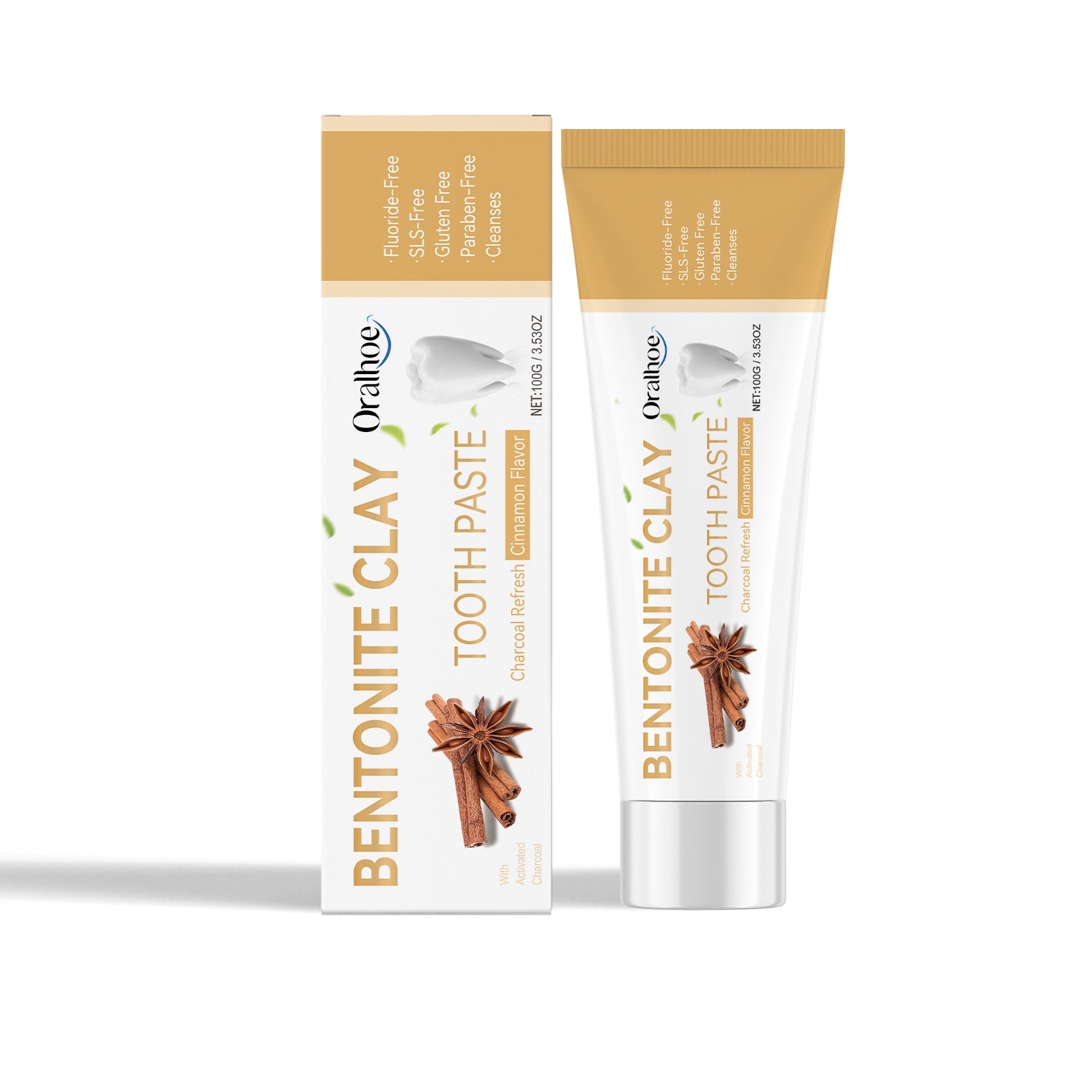 Volcanic Ash Bentonite Toothpaste Series Clean And Remove Stains Toothpaste To Improve Yellow Teeth Care For Teeth - Korvel