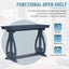 48-Inch Rustic Vintage Console Table --- Farmhouse Style Entryway Table with Open Shelf and Sturdy Construction (Navy) - Korvel