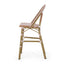 Wicker Bar Stool with Aluminum Frame - Set of 2