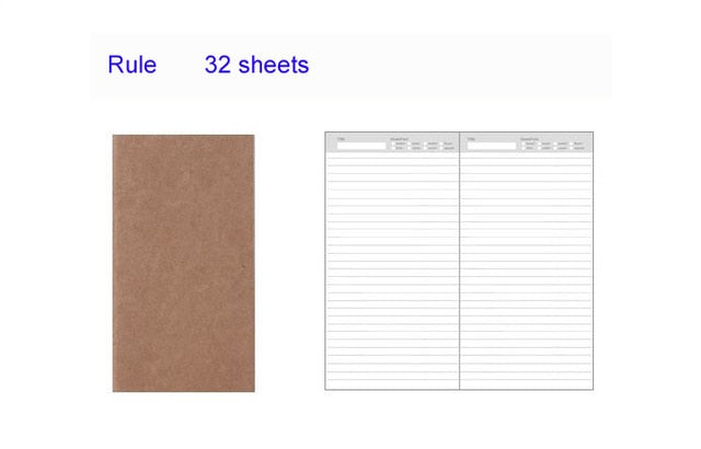 Midori Traveler's Notebook Refill - Blank Dot Grid Paper