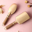 Ribbed Comb Curly Hair Comb Home Massage Comb Smooth Hair Comb Big Bend Comb Modeling Comb Air Cushion Comb - Korvel