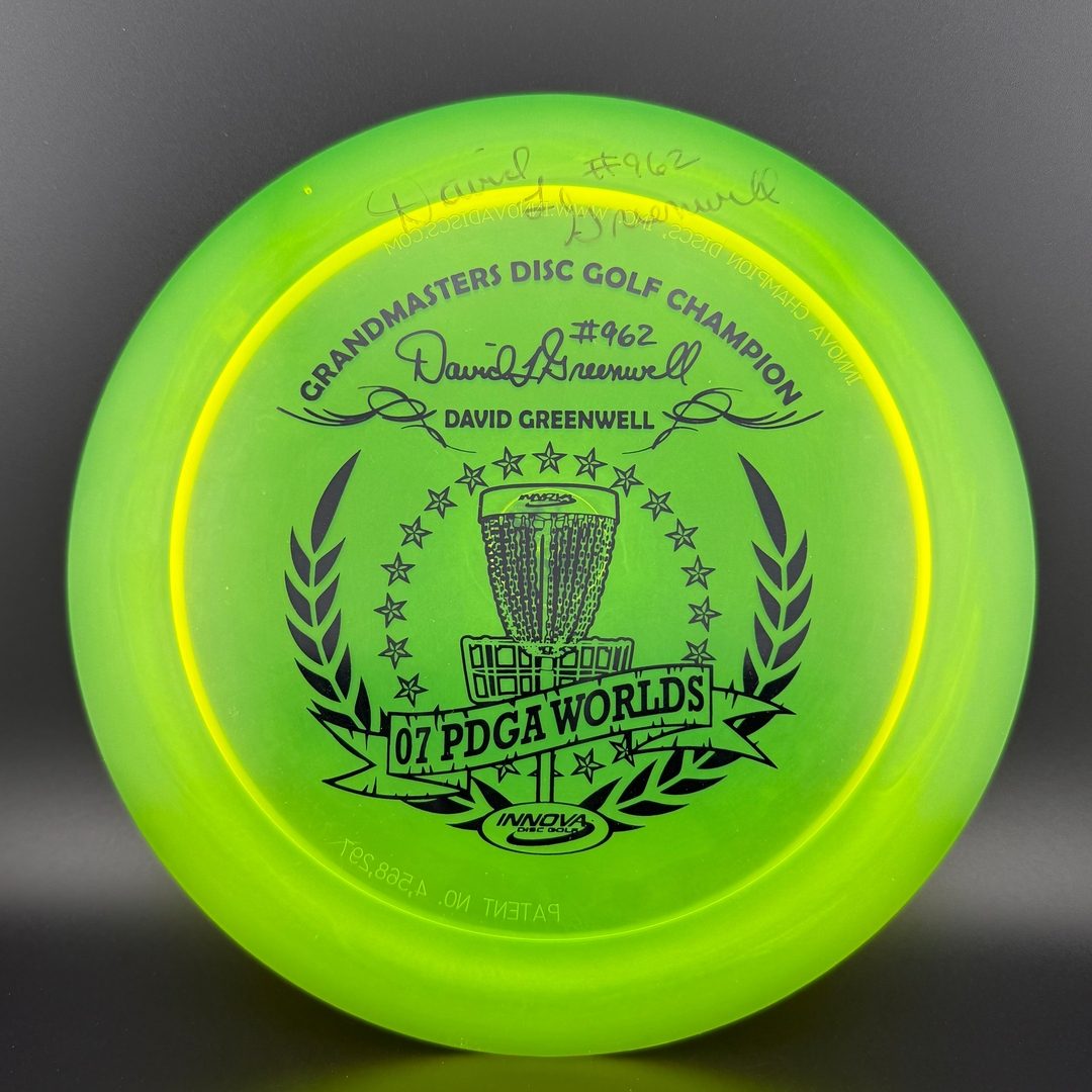 Champion Boss Disc Golf Driver - Signed by David Greenwell