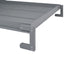 Queen Size Murphy Bed with a Shelf, Gray - Korvel