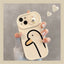 Net Red Duck for Apple 13 Mobile Phone Case Push Window iPhone14promax Women's 11/12 Silicone Soft Cover X - Korvel