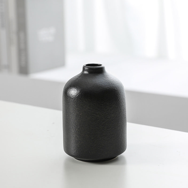 Ceramic vase decoration home living room wine cabinet flower planter modern decorative flower set of 3 pieces - Korvel