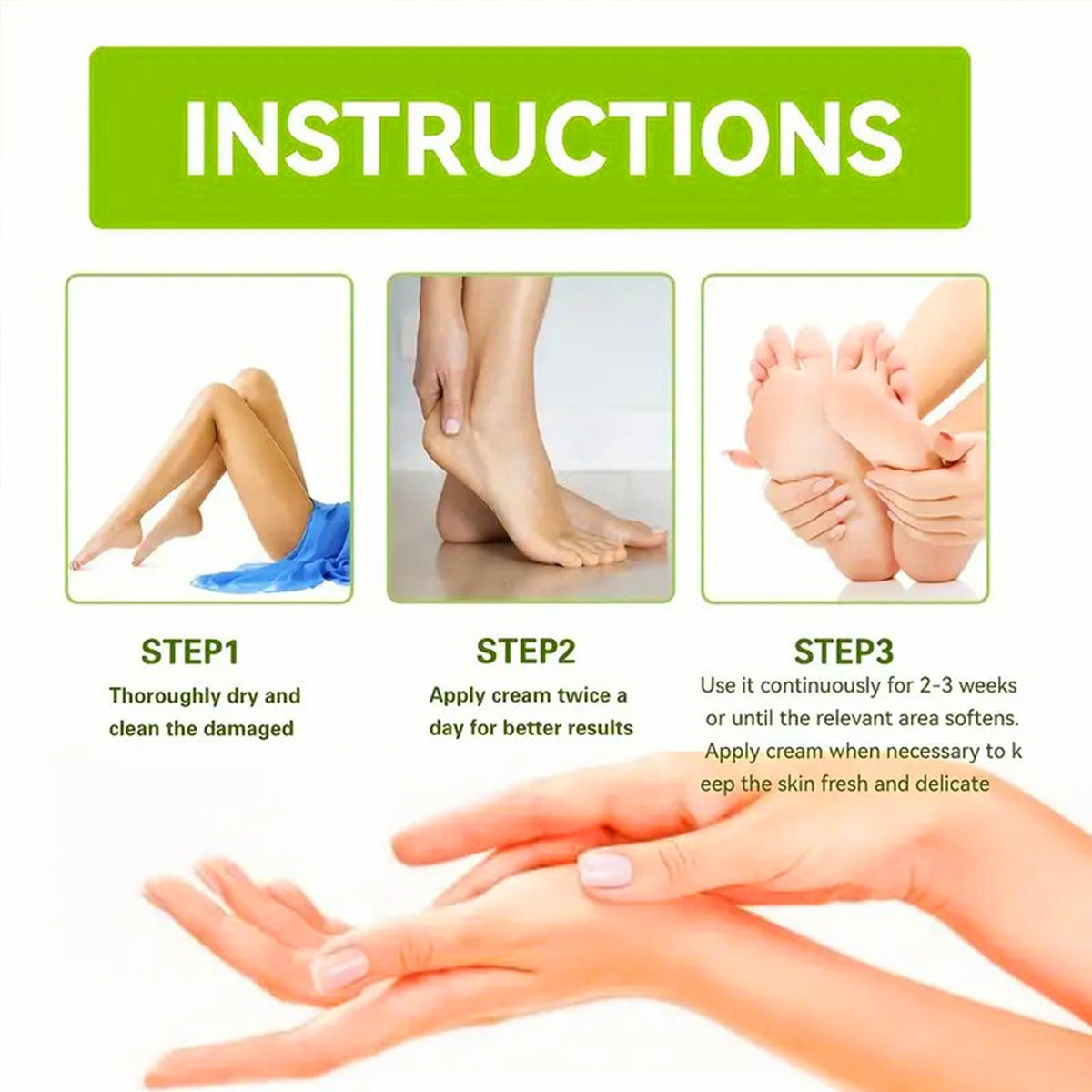 Crème pour les mains et les pieds à 42 % d'urée - 50 ml