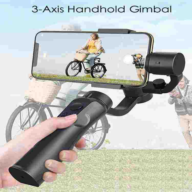 H4/F6/F8/F10 three-axis handheld mobile phone stabilizer video recording outdoor anti-shake shooting bracket - Korvel