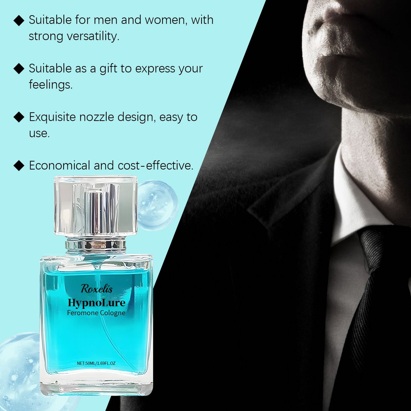 Feromone Cologne, Cologne Exudes A Classic Fragrance To Enhance Charm. Portable Natural Fresh Fragrance - Korvel