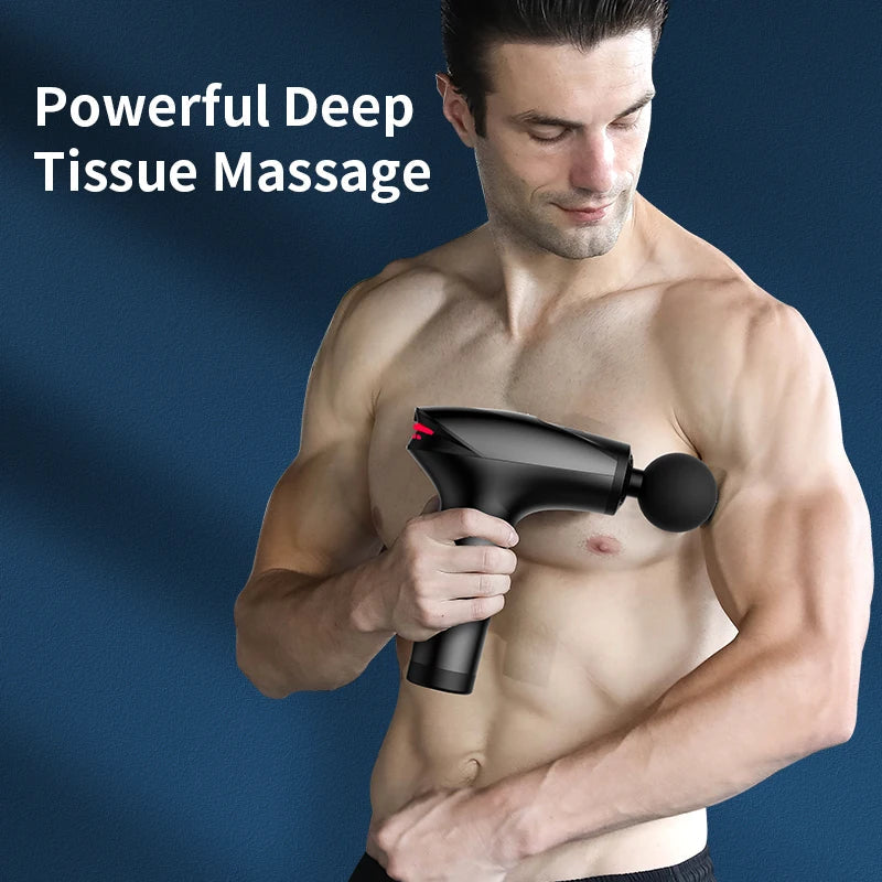 Icy Cold Compress Electric Massage Gun for Deep Tissue Relaxation