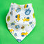Baby Drooling Towel Baby Triangle Towel Double Layer According To The Buckle Newborn Children's Headscarf Bib Scarf - Korvel