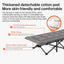 Outdoor camping bed, foldable beach bed, single garden siesta bed, with storage bag, lightweight. - Korvel