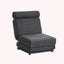 Single Sofa Chair Foldable Single Sofa Bed with Pillow,Portable Foldable Sofa Bed,Leisure Sofa Chair,Easy to Store, Dark Grey - Korvel