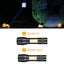 COB LED Flashlight Super Bright Waterproof Handheld Flashlights Torch Pocket Work Light for Emergency Lighting - Korvel