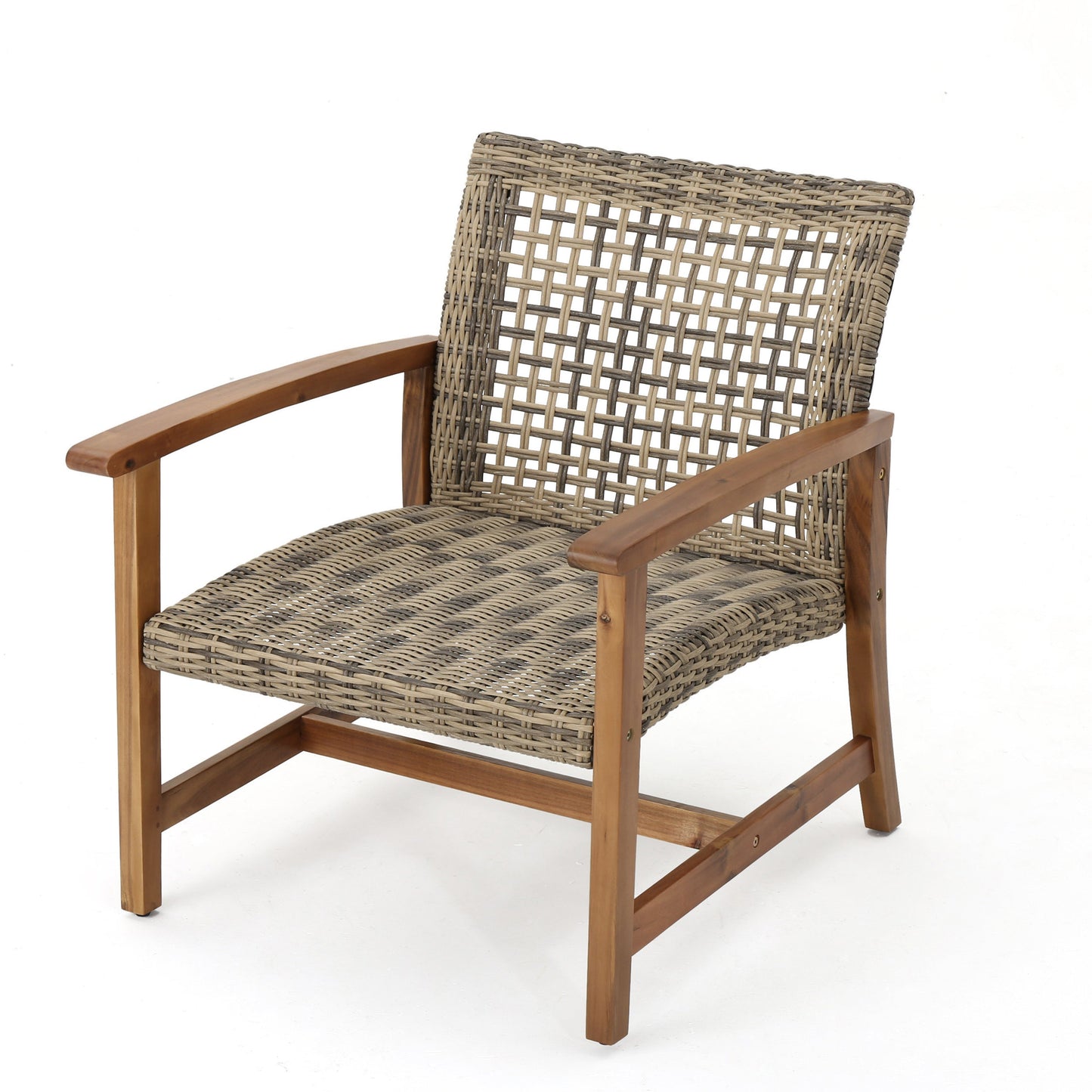 HAMPTON WOOD + WICKER CLUB CHAIR ( set of 2) - Korvel