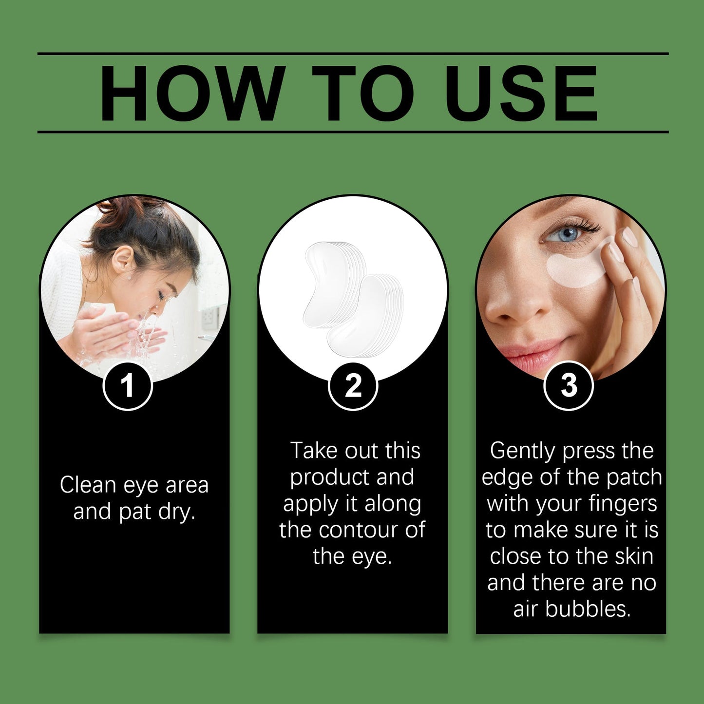 Centella Soothing Eye Mask Moisturizes And Moisturizes The Skin Around The Eyes - Korvel