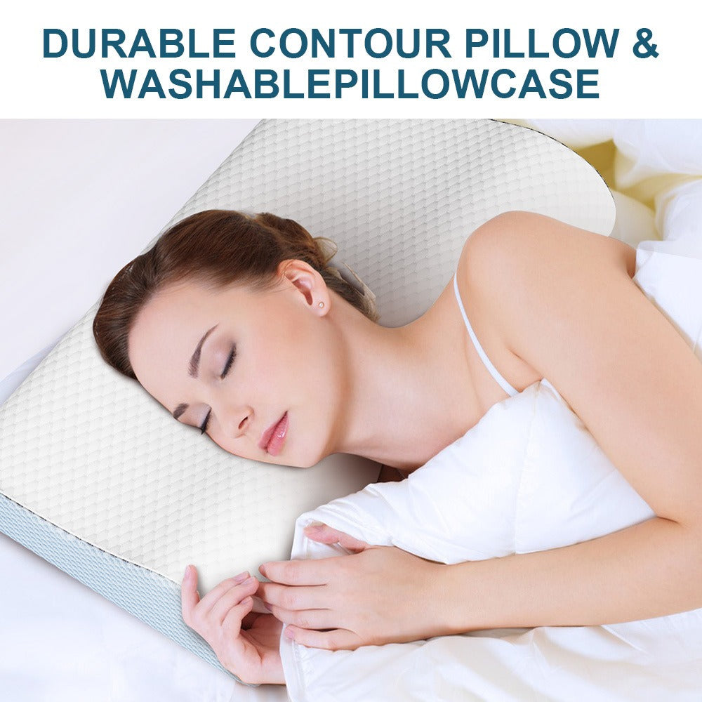 Ergonomic Memory Foam Pillow for Side Sleepers