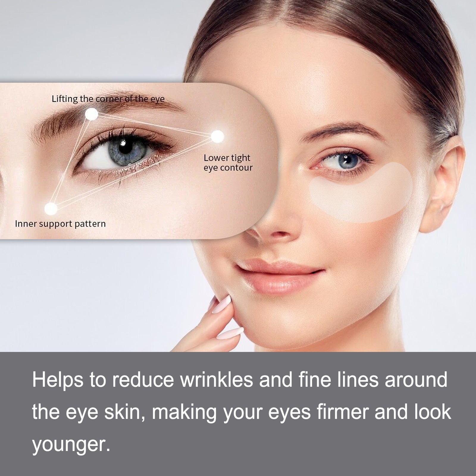 Ouhoe Collagen Soluble Eye Mask Tights Eye Area, Lightening Fine Lines And Hydrating Eye Mask - Korvel