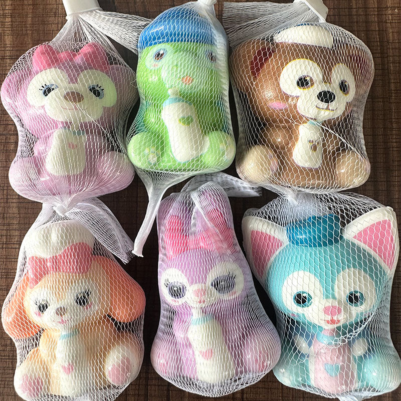 Netbag Egg Boy Party Pinch Music Stress Relief Toy Slow Rebound Ventilatory Artifact Cartoon Stress Relief Student Small Gift Item - Korvel