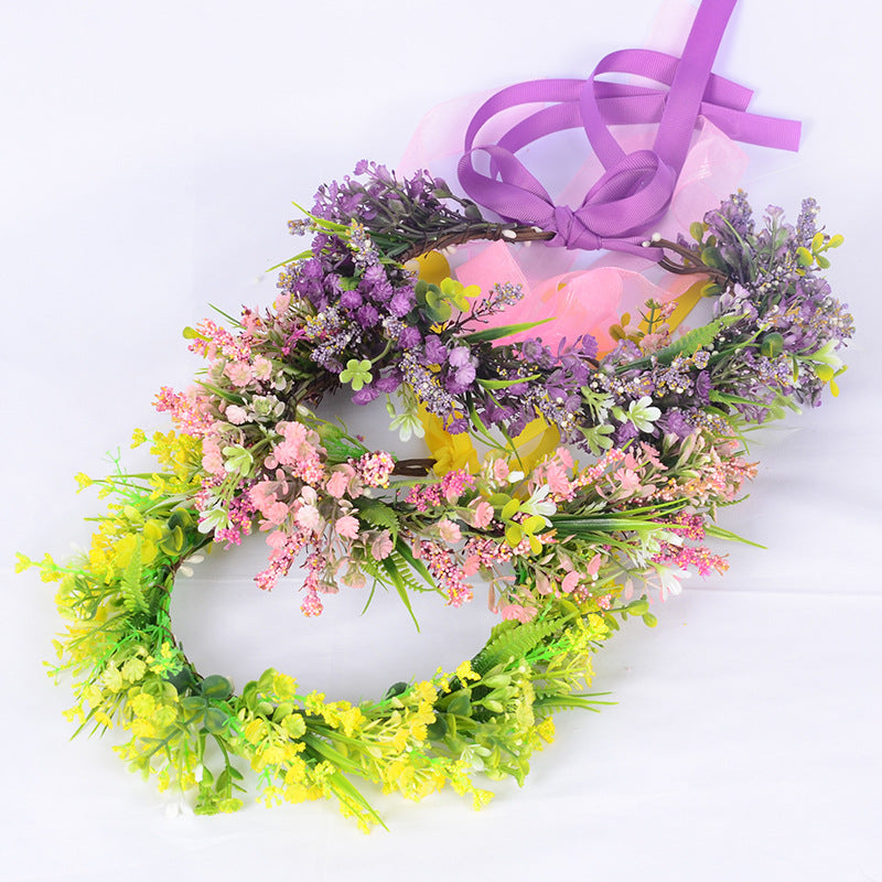 Lavender Floral Headband - Elegant Hair Accessory