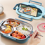 Stylish, simple, portable, large capacity 304 stainless steel two-compartment lunch box with bowl lunch box - Korvel