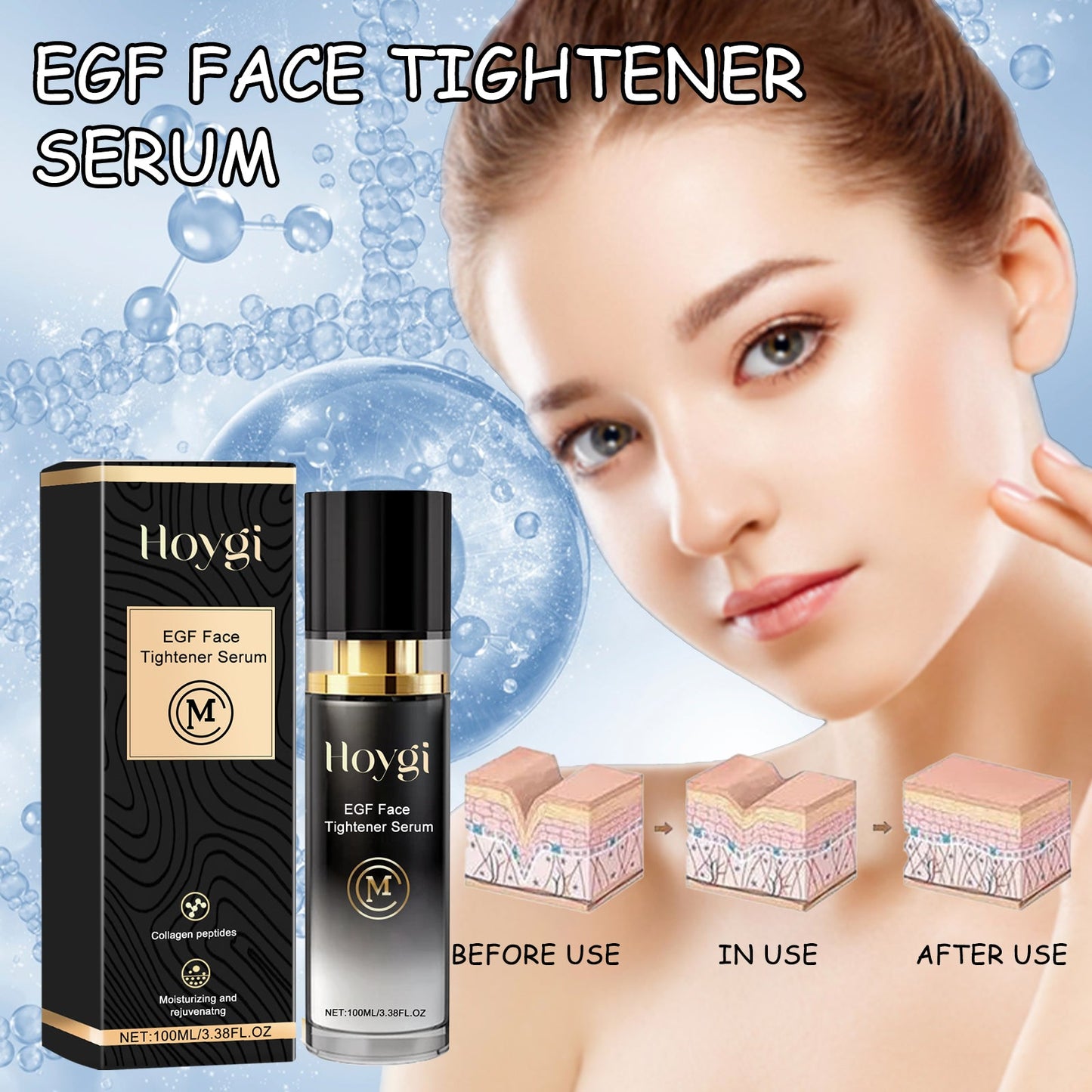 Egf Face Tightener Serum - Premium Moisturizing Essence