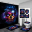 Thickened Waterproof Halloween Shower Curtain