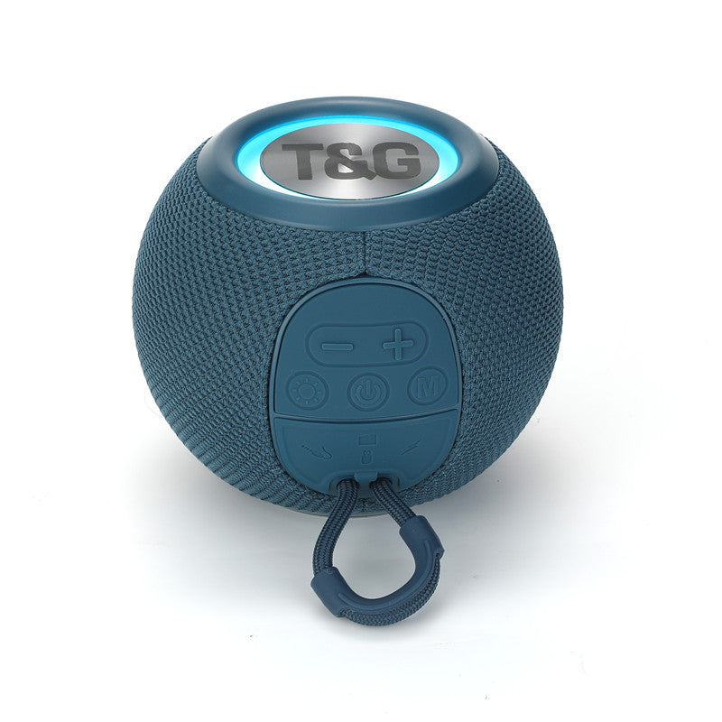 TG337 Bluetooth Speaker Wireless Fabric Card Speaker Subwoofer Portable Mini Bluetooth Speaker - Korvel
