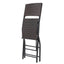 Taburetes de Bar de Wicker para Exterior - Set de 2 Piezas, Multimarrón