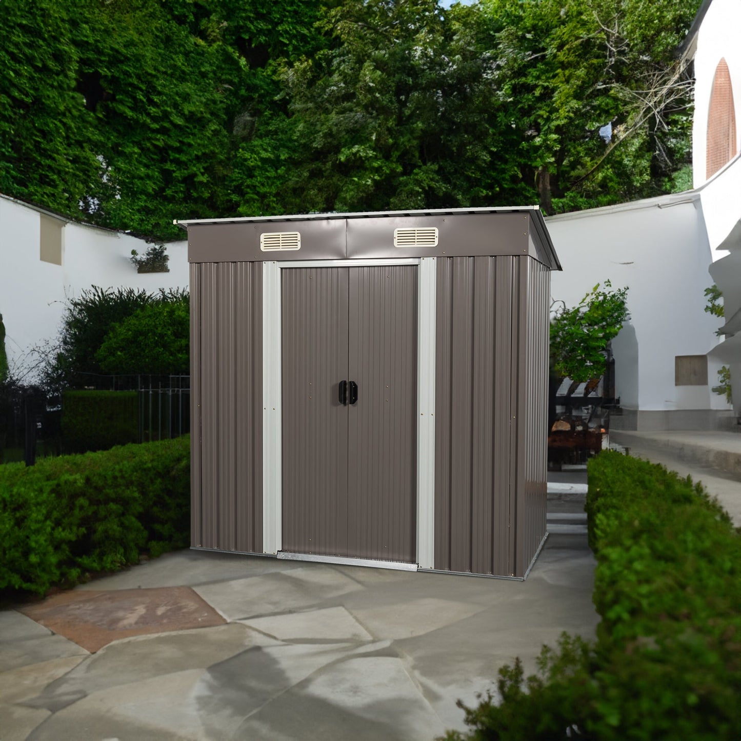 6ft x 4ft Premium Outdoor Metal Storage Shed