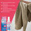 Spray anti-static premium contre les plis pour des vêtements lisses et confortables