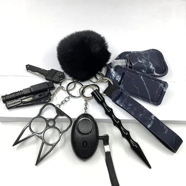 Compact Survival Self Defense Keychain