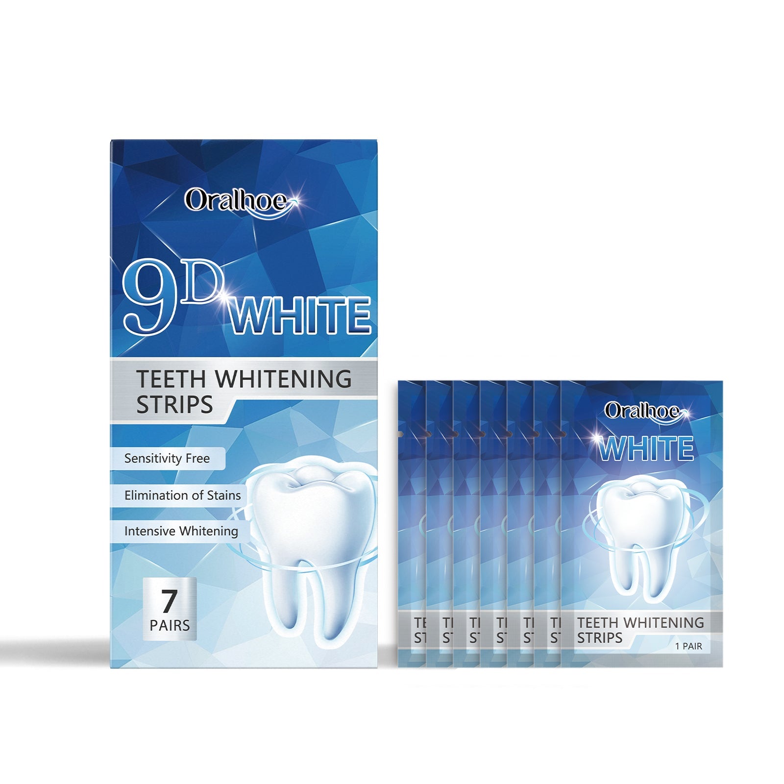 Brightening Tooth Strips, Refreshing Breath And Gently Cleaning Teeth Stains Brightening Tooth Care Strips - Korvel