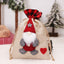 Christmas Decorations Cartoon Linen Drawstring Faceless Doll Candy Bag Forester Apple Bag Doll Gift Bag - Korvel