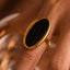 Anillo Abierto Elíptico en Acero Inoxidable - Lujo Francés Ligero