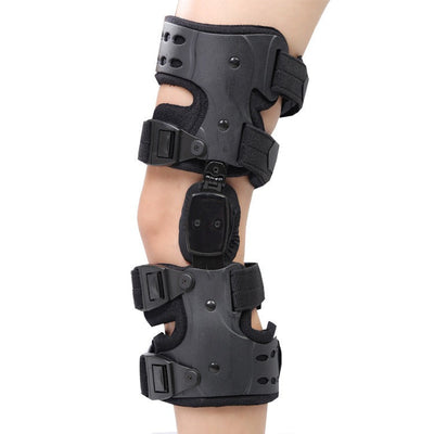 Adjustable unilateral knee joint brace knee internal and external flip corrector support brace orthotic device - Korvel
