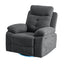 270 degree rotating electric lounge chair with Bluetooth speaker, LED light, telescopic foot pedal adjustable backrest DG - Korvel