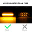 Luces de señal de giro de marcador lateral LED dinámicas para VW y Ford