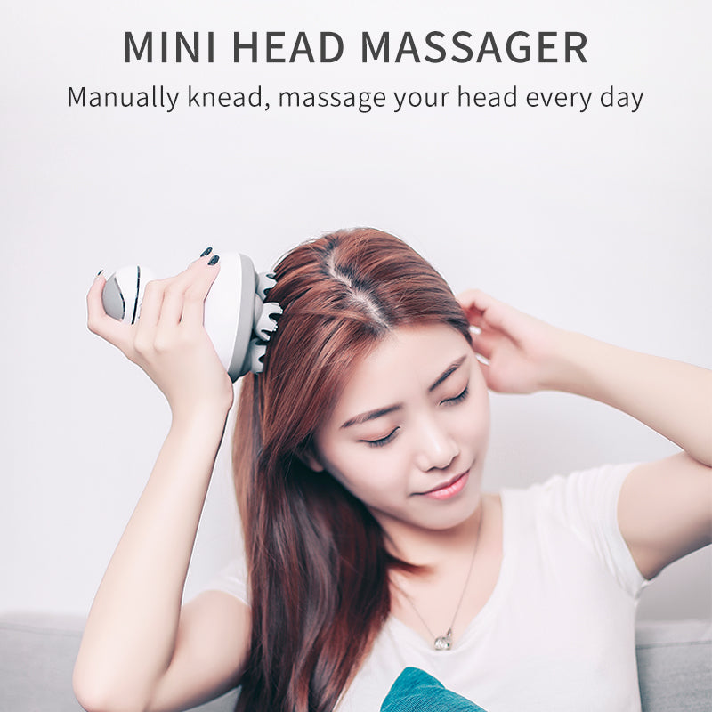 Head massager rechargeable head massager electric 3D scalp massager multifunctional head physiotherapy instrument - Korvel
